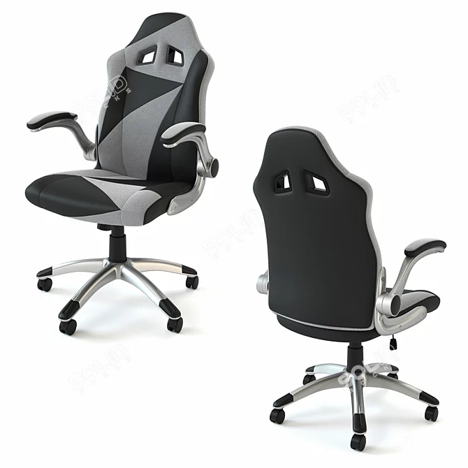 Duo Gaming Chair: Ultimate Comfort and Style 3D model image 1