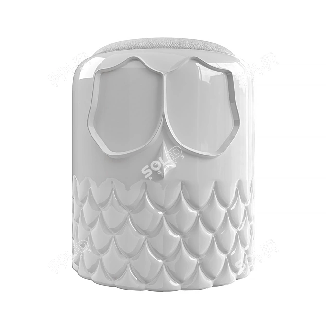 Charming Hoot Stool 3D model image 2