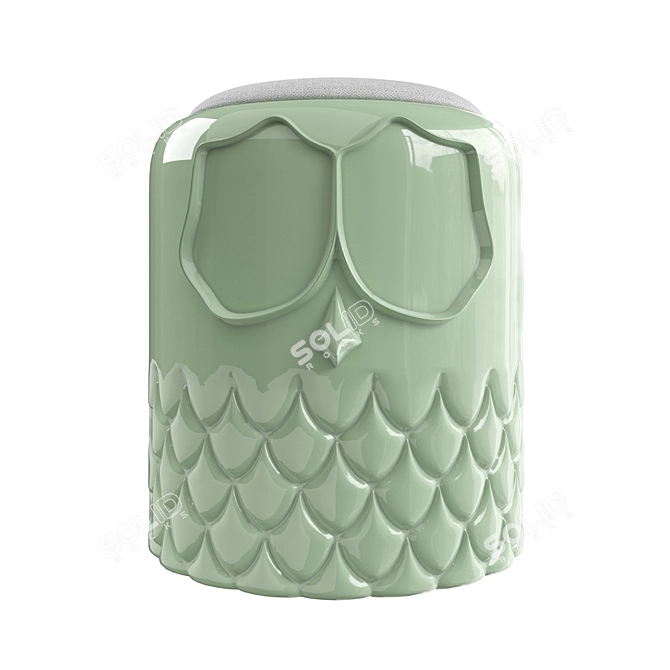 Charming Hoot Stool 3D model image 4