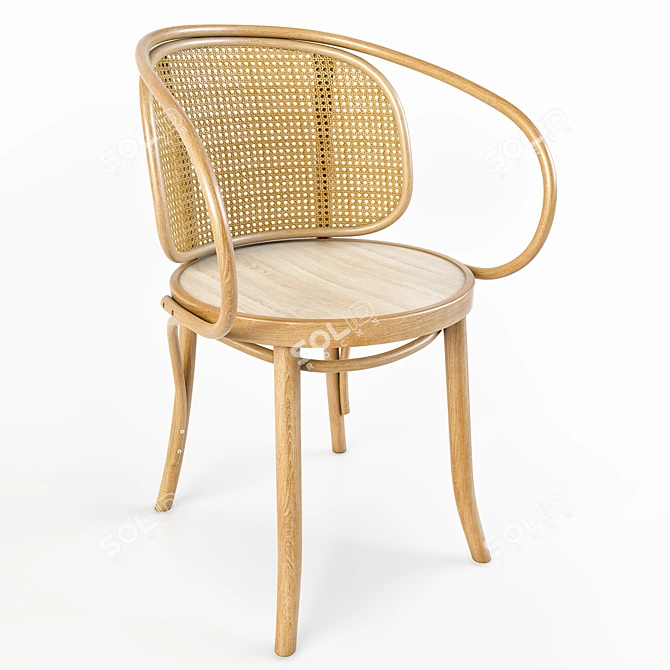 Palmira Chair 5023: Elegant and Comfortable 3D model image 1