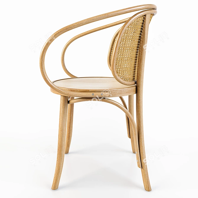 Palmira Chair 5023: Elegant and Comfortable 3D model image 3