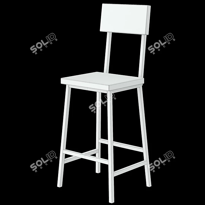 Karagach Slab Chair 3D model image 4