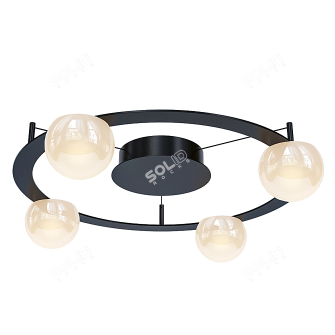 Estiluz Circ Ceiling Light 3D model image 1