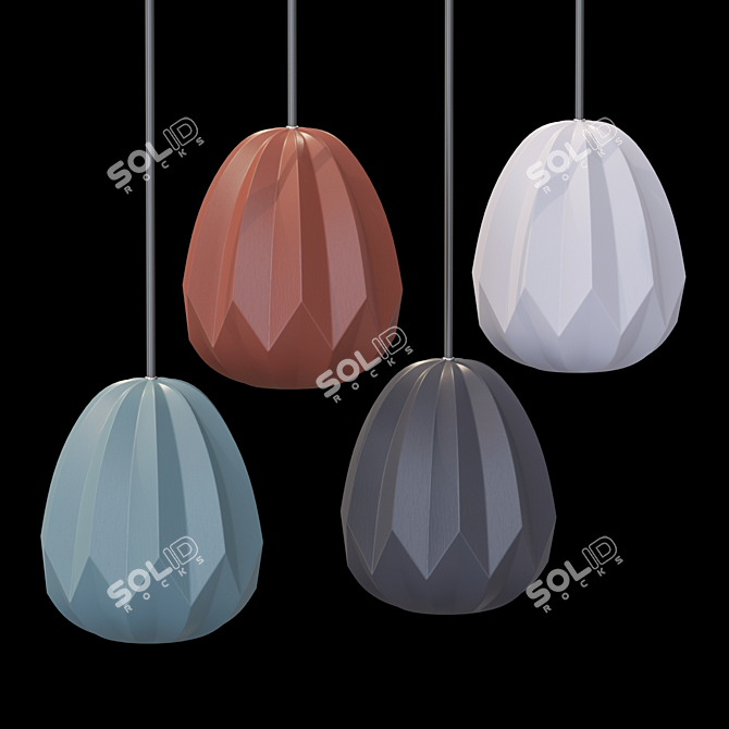 Scandinavian Style Pendant Lamp - Lampatron MEDDEL 3D model image 2