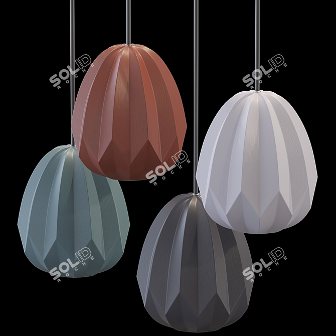 Scandinavian Style Pendant Lamp - Lampatron MEDDEL 3D model image 3