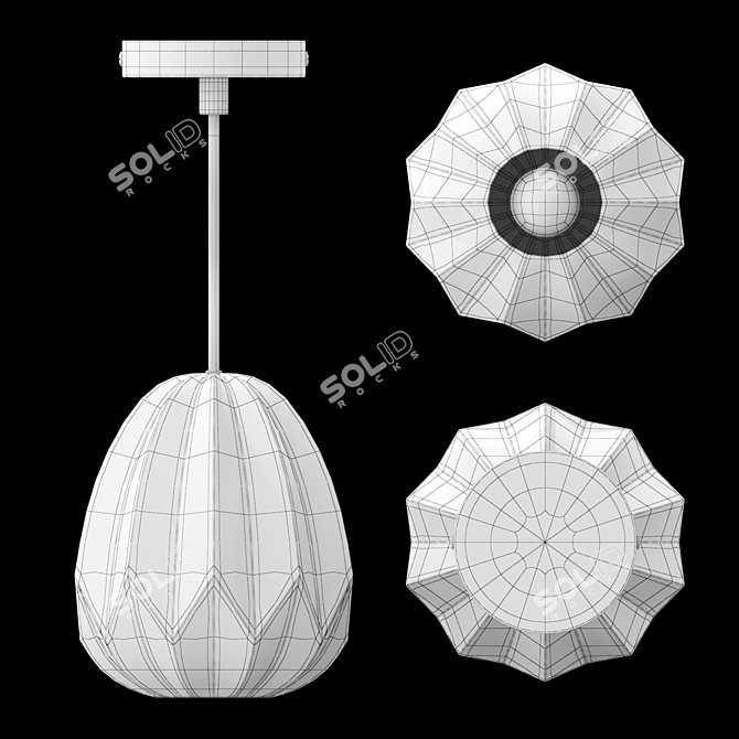 Scandinavian Style Pendant Lamp - Lampatron MEDDEL 3D model image 4