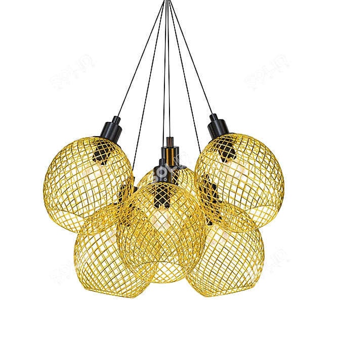 Modern Chandelier Collection - Set of 36 3D model image 2