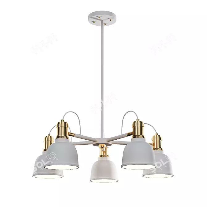 Sleek Vinland_CH Design Lamps 3D model image 1