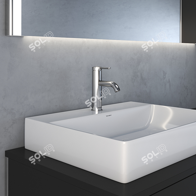 Duravit XSquare Collection: Modern Bathroom Solution 3D model image 5