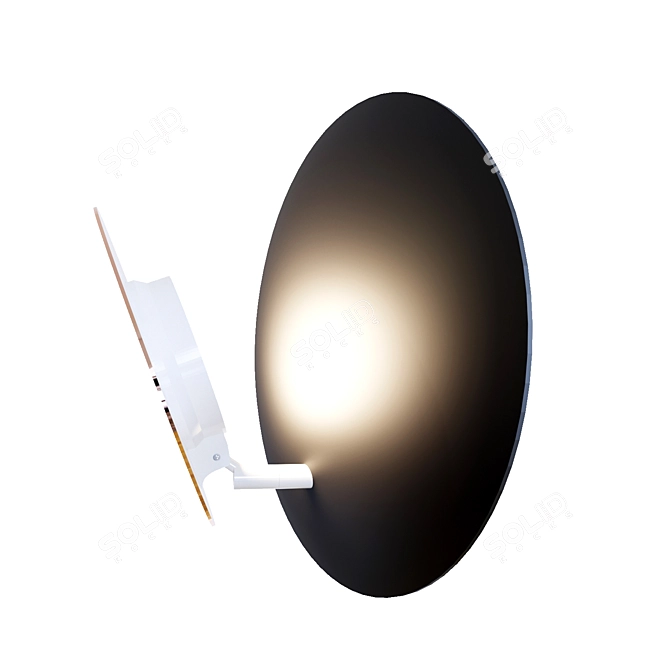 Seta Wall Lamp: Sleek Design, LED, 4W 3D model image 4