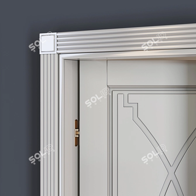 Elegant Classic ITALON Solo Doors 3D model image 3