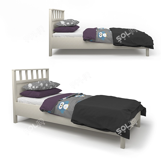 Hoff Sherlock Single Bed 3D model image 7