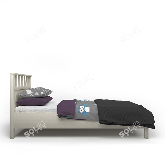 Hoff Sherlock Single Bed 3D model image 8