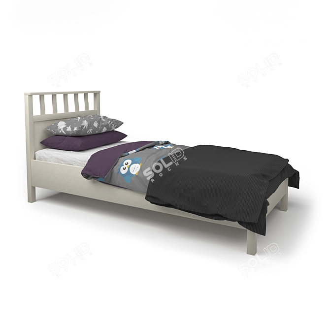 Hoff Sherlock Single Bed 3D model image 9