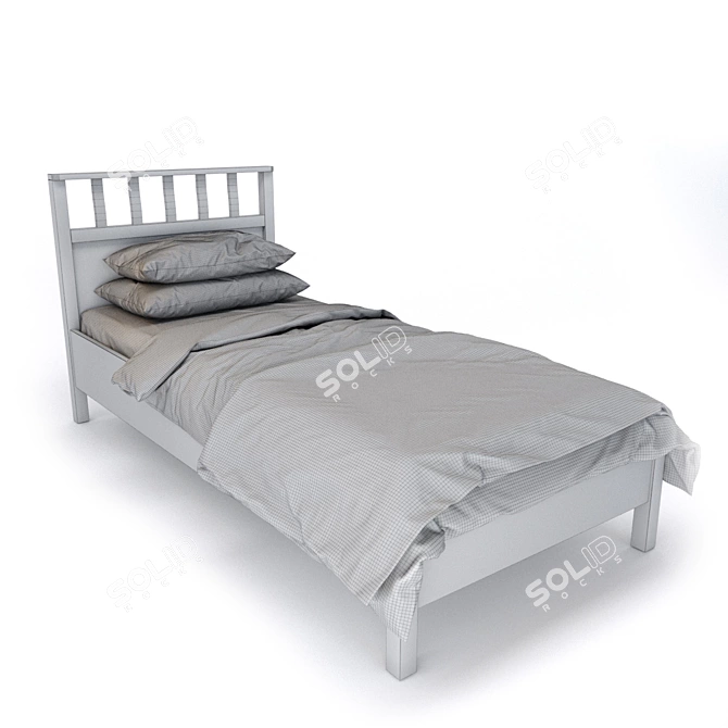 Hoff Sherlock Single Bed 3D model image 15