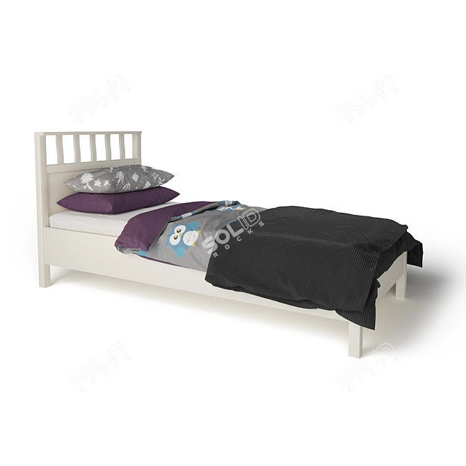 Hoff Sherlock Single Bed 3D model image 17