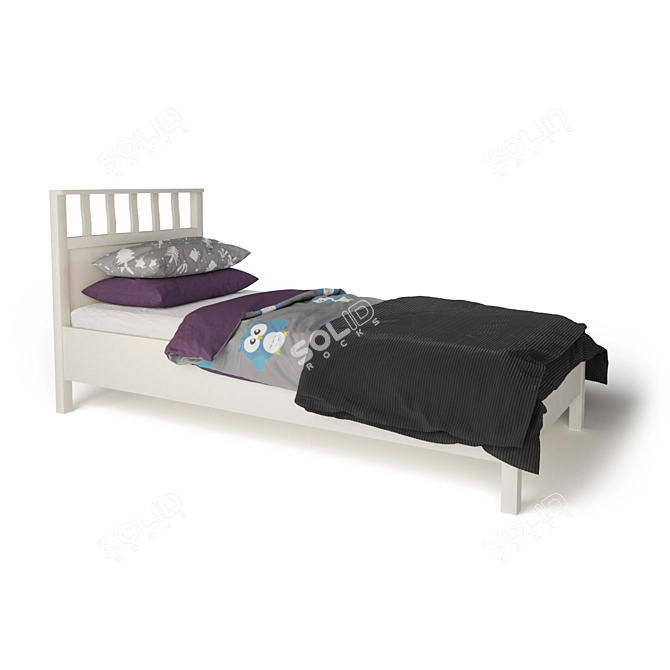 Hoff Sherlock Single Bed 3D model image 18