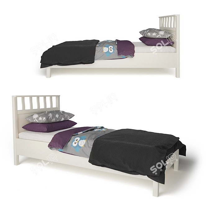 Hoff Sherlock Single Bed 3D model image 19