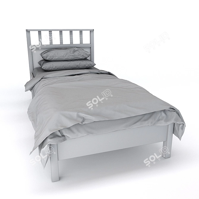 Hoff Sherlock Single Bed 3D model image 23