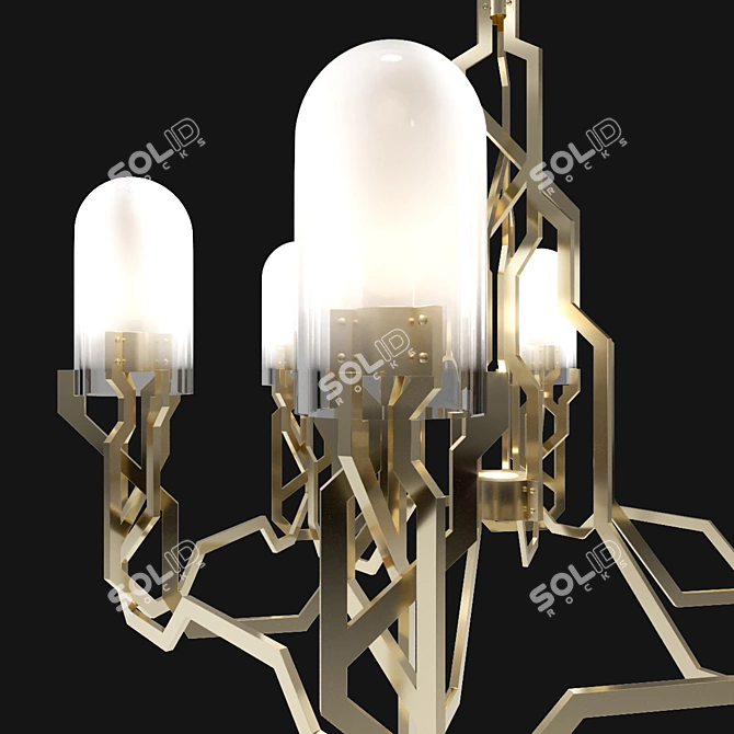 Ethereal Flora Hanging Lamp 3D model image 2