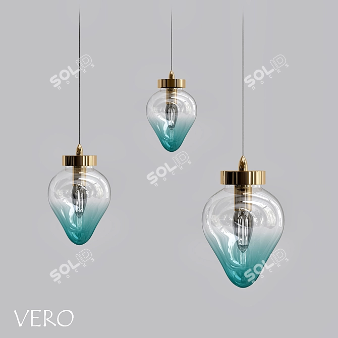 Modern Vero Design Lamp 3D model image 1