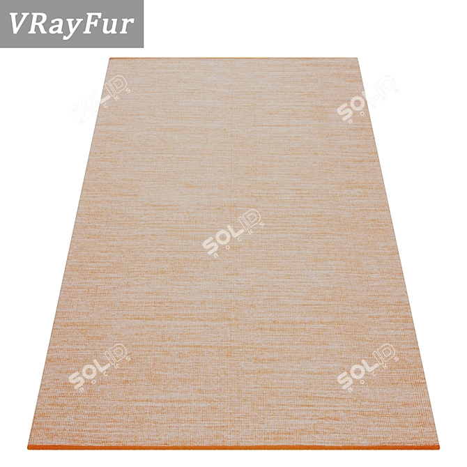 Versatile Set of Luxury Carpets 3D model image 2