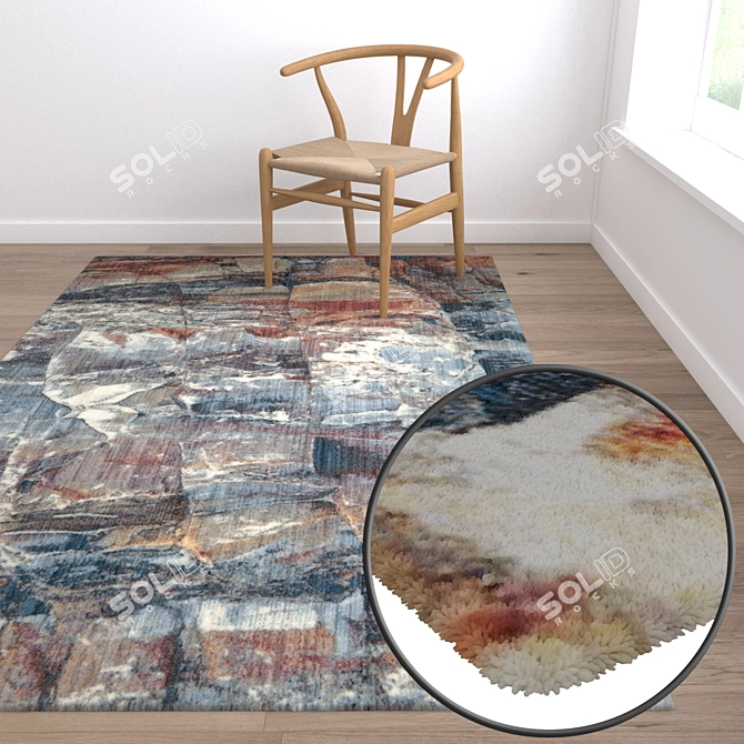 Title: Versatile Carpet Set for Stunning Renders 3D model image 5