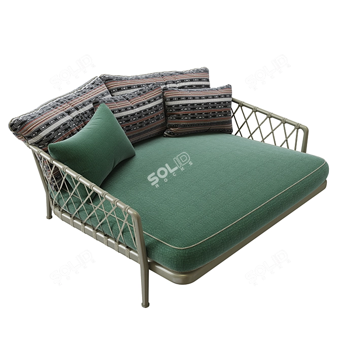 Sleek and Modern Erica Sofa 3D model image 1