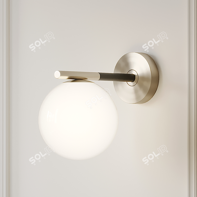 GRACE N°2 Wall Lamp: Elegant Illumination by PROF 3D model image 3