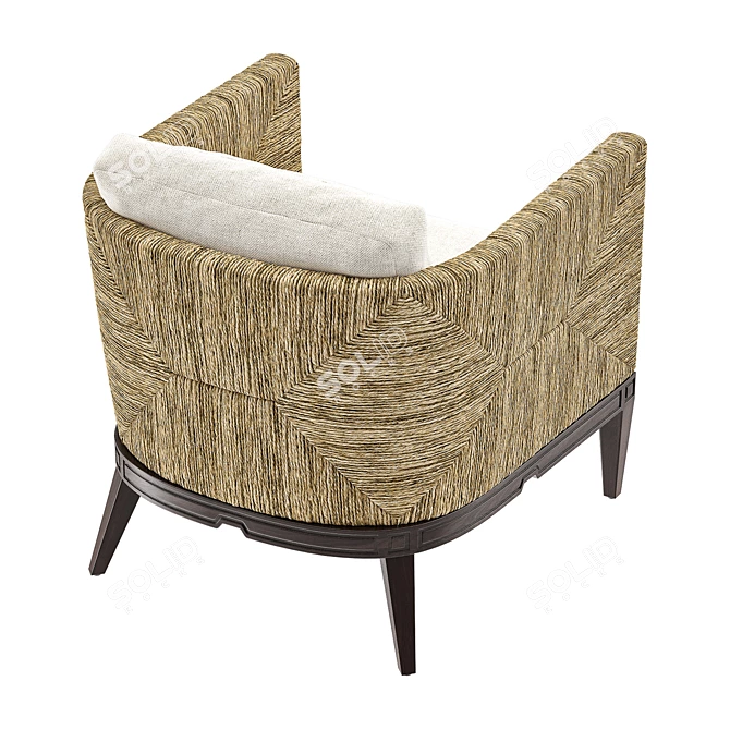 PALECEK Cameron Lounge Chair: Elegant and Stylish 3D model image 3