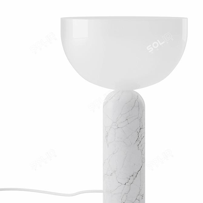Elegant Scandinavian Table Lamps | Karl-Johan and Kizu by New Works 3D model image 4