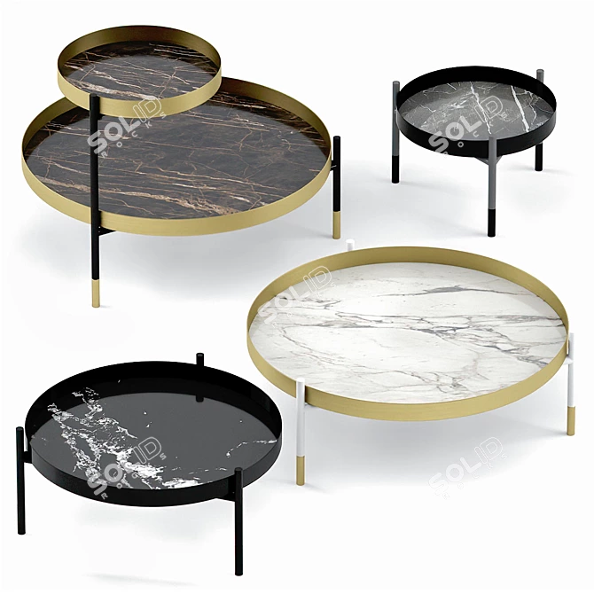 Bontempi Planet Coffee Table 3D model image 1