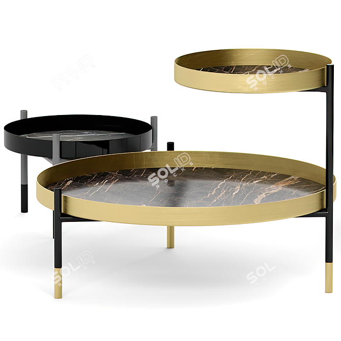 Bontempi Planet Coffee Table 3D model image 2