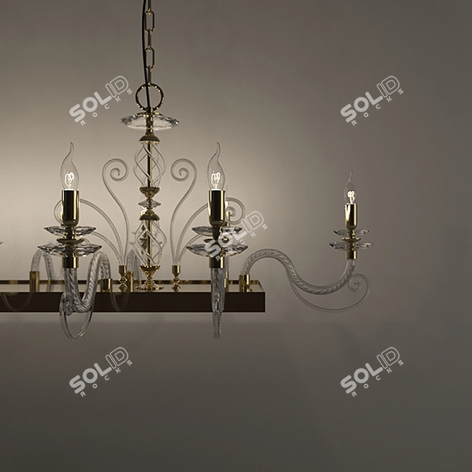 Euroluce Alicante Axis Lamp: Elegant Illumination for Every Space 3D model image 2