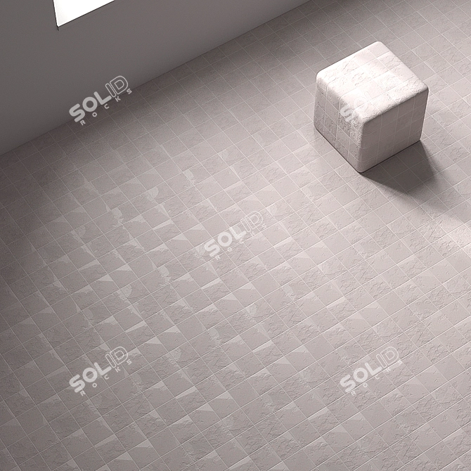 Seamless Mosaic Tiles 3D model image 1