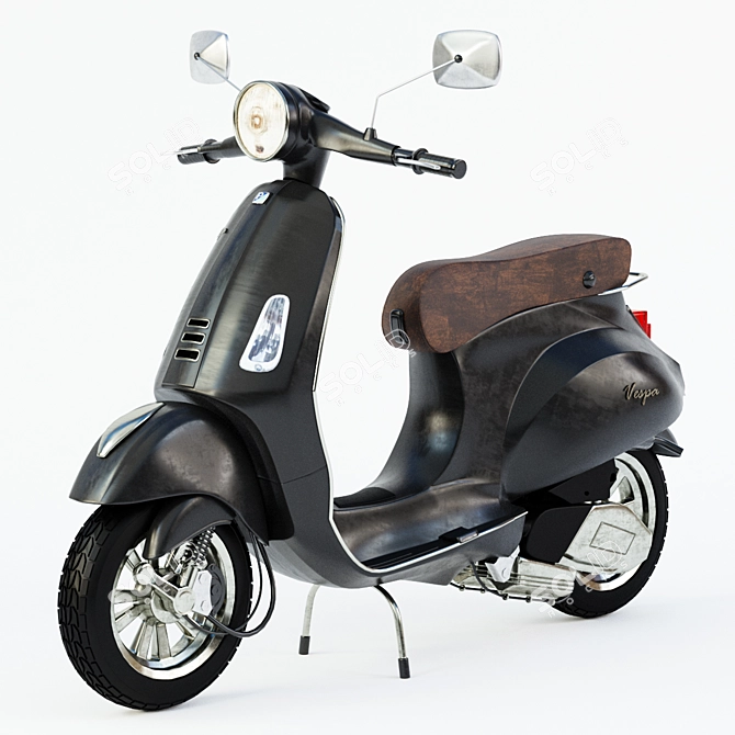 Retro Vespa for 3ds Max - High Quality with Corona 3D model image 1