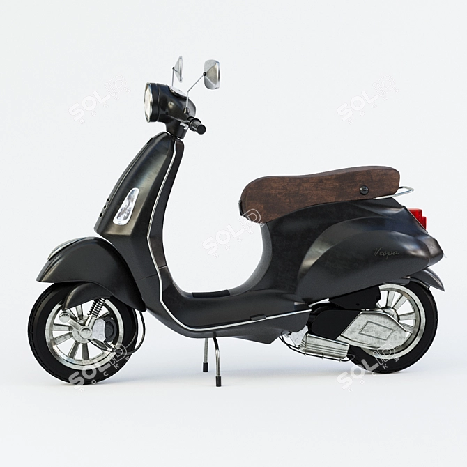 Retro Vespa for 3ds Max - High Quality with Corona 3D model image 4