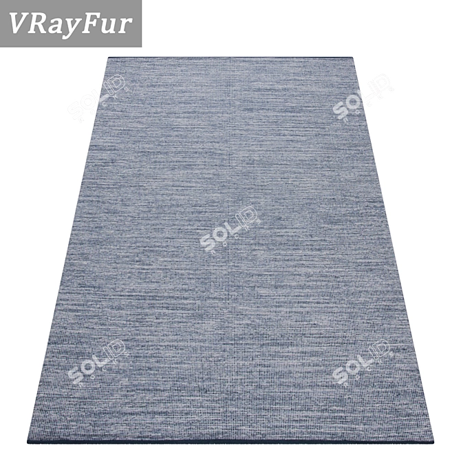  High-Quality Carpet Set - 3 Variants 3D model image 2