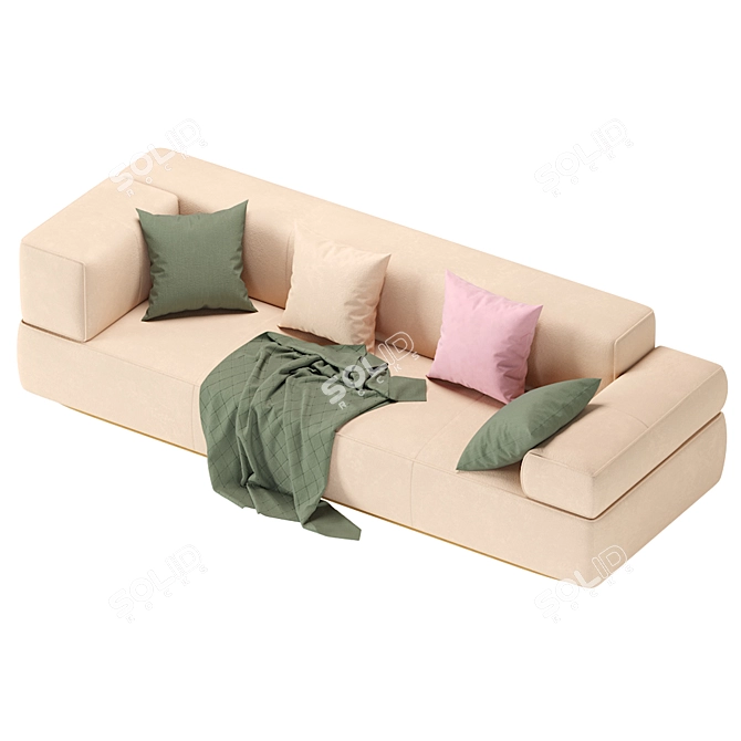 Luxury Aston Martin V255 Sofa 3D model image 2