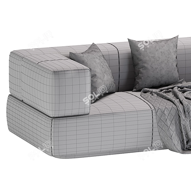 Luxury Aston Martin V255 Sofa 3D model image 3