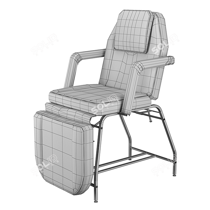 Madison MD-14 Cosmetology Chair: Stylish, Comfortable, and Functional 3D model image 4