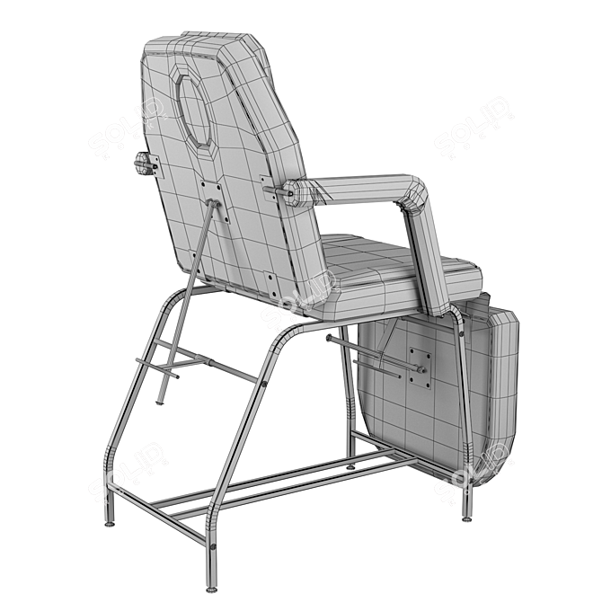 Madison MD-14 Cosmetology Chair: Stylish, Comfortable, and Functional 3D model image 5