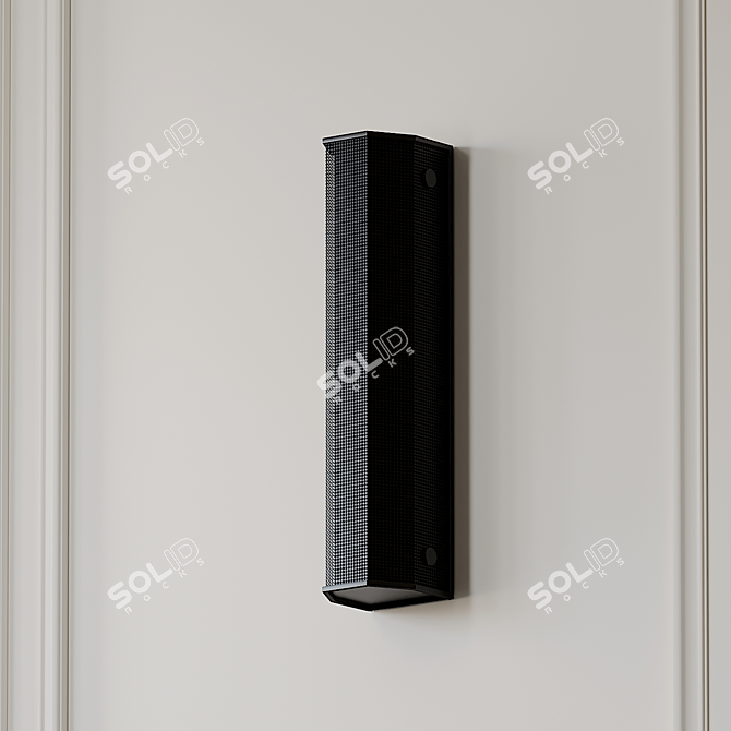 Elegant Branch Small Sconce by Rich Brilliant 3D model image 3