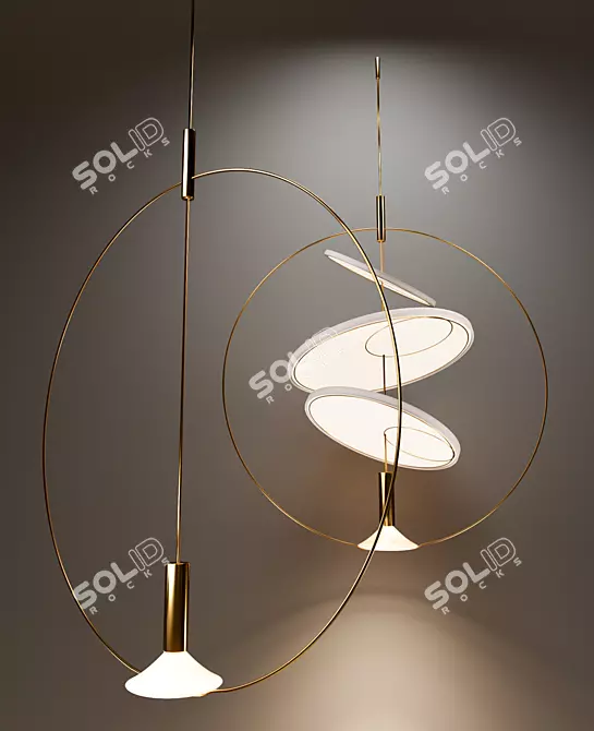 Formafantasma Magnifier Lamp: Illuminate with Style 3D model image 1