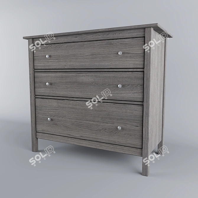 Versatile Chest of Drawers - 3DS Max 2014, FBX, OBJ 3D model image 1