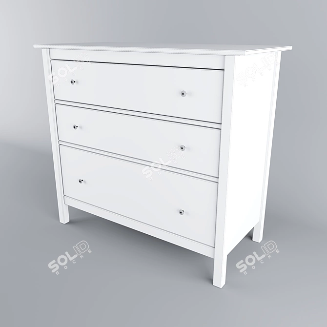 Versatile Chest of Drawers - 3DS Max 2014, FBX, OBJ 3D model image 4