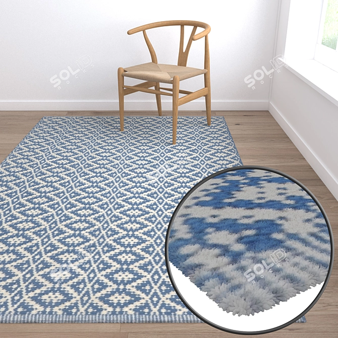 Title: Luxury Carpet Set 3D model image 5