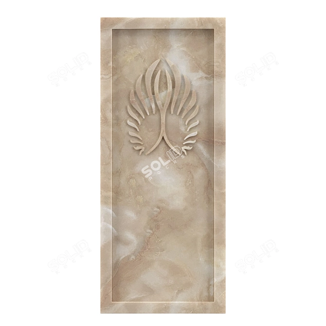 Elegant OM Arch Marble AM185 3D model image 1