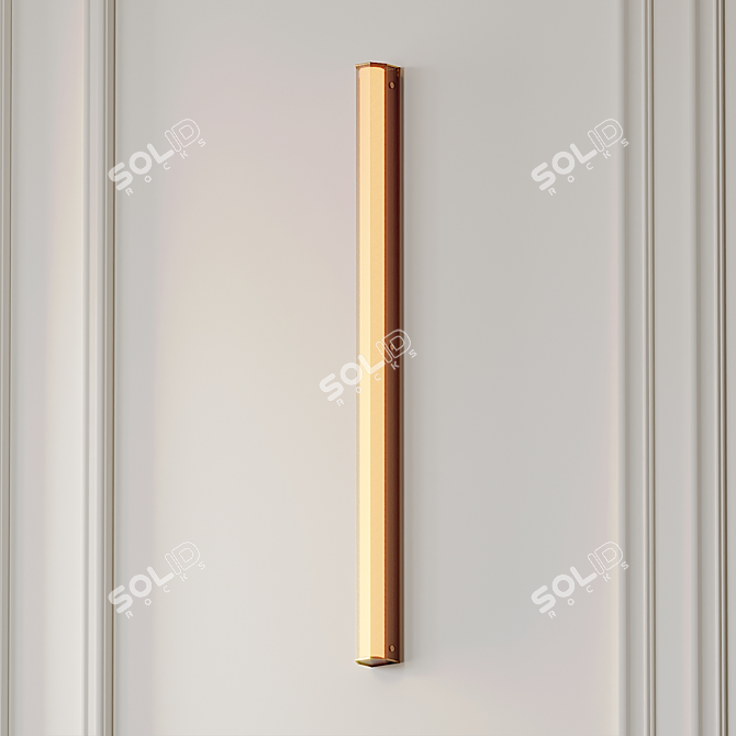 Elegant Branch Large Sconce 3D model image 2