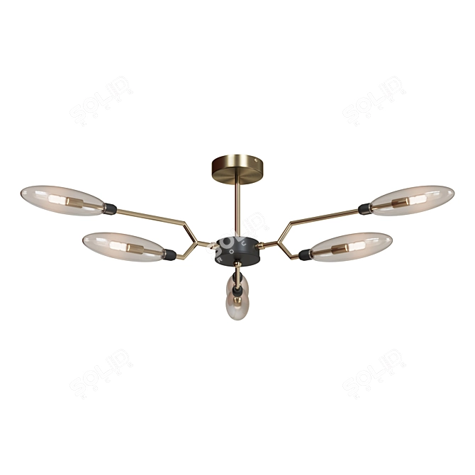 Elegant Maytoni Chandelier - Ventura 3D model image 1